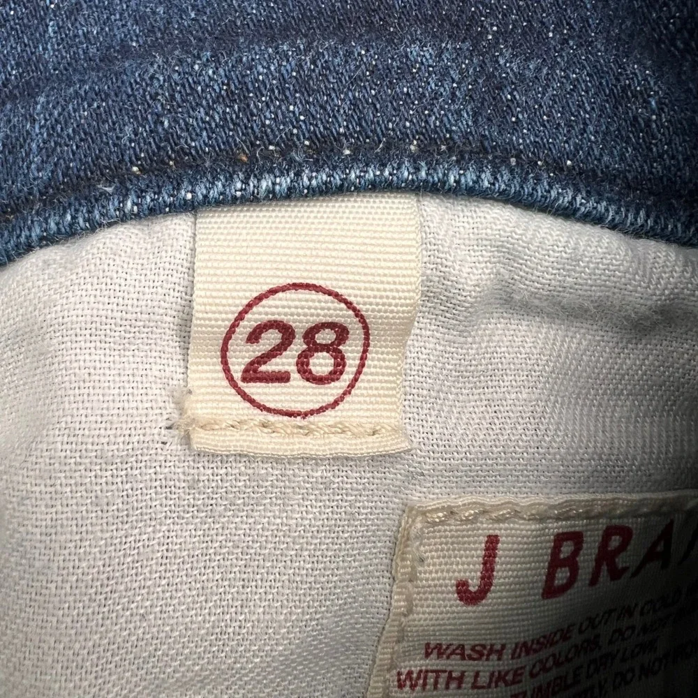 J Brand Casual daywear Indigo Dark Wash Skinny Jeans Womens Mid Rise Denim Pants